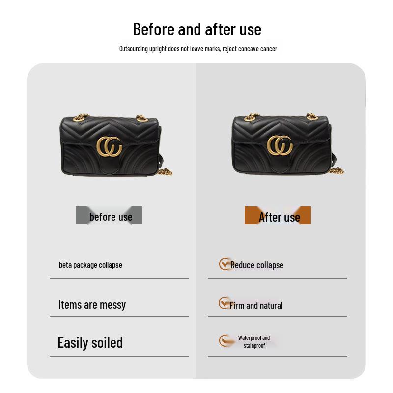 Meisterhandwerker Guci Marmont Mini Dupont Tasche mit Papierfutter und Umhänge-Schulterriemen