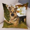 Pet Animal German Shepherd Dog Pillow Case Covers Cushion Cover for Sofa Home Decor Pillowcase