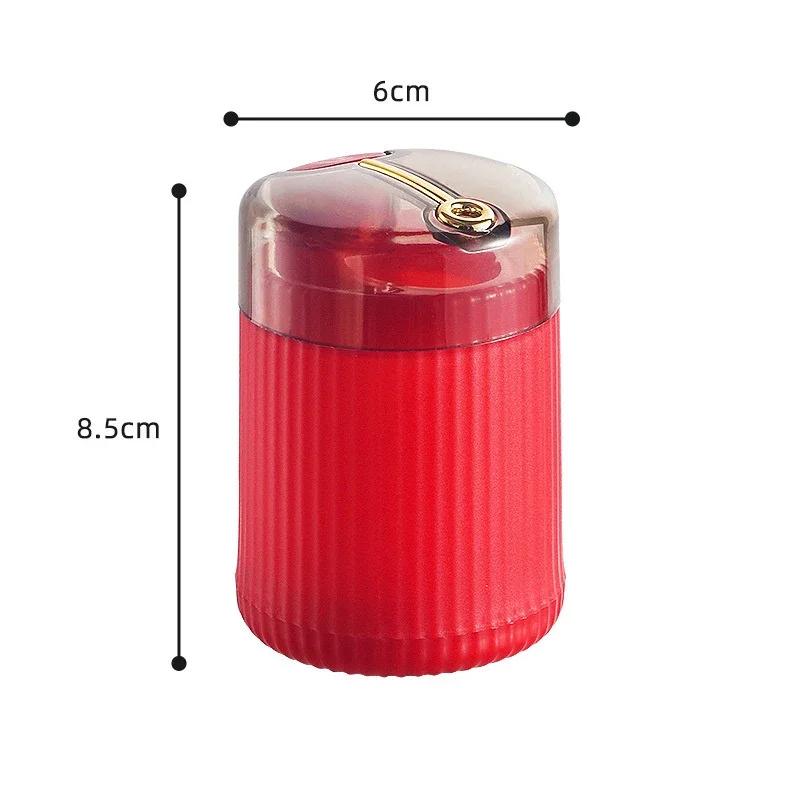 Pop-up Automatic Toothpick Dispenser Portable Plastic Toothpick Holder Container Creative Press  Toothpick Storage Box Organizer