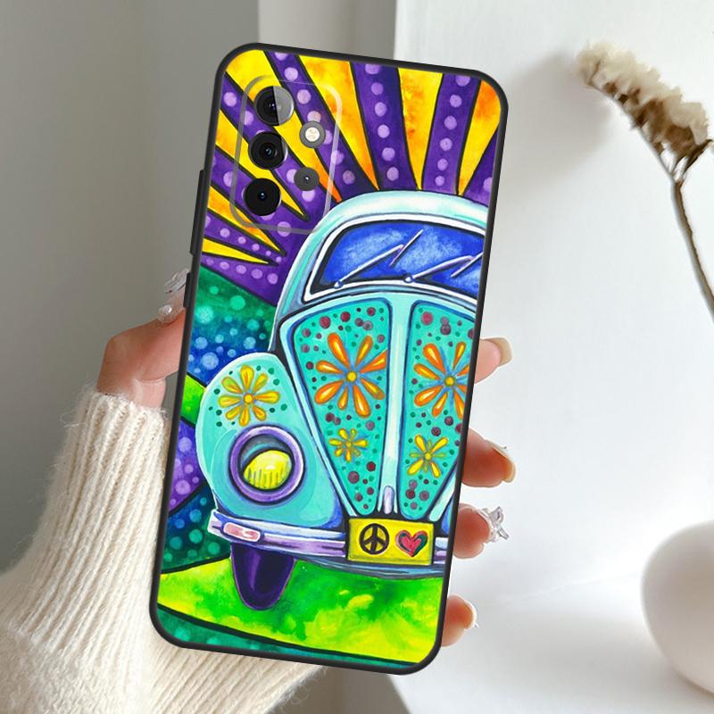 Hippy Hippie Psychedelic Art Peace Case For Samsung Galaxy A52 A32 A12 A16 A26 A36 A56 A15 A35 A55 A34 A54 A13 A33 A53 A17 A06