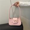 New Simple Fashion Casual Small Square Bag Women's Simple Fashion Baguette Bag Trendy Fashion Shoulder Armpit Bag