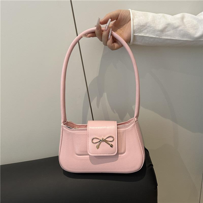 New Simple Fashion Casual Small Square Bag Women's Simple Fashion Baguette Bag Trendy Fashion Shoulder Armpit Bag