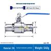 Dalan Sanitary Quick-Install Clamp Ball Valve