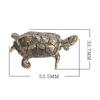 Retro Brass Longevity Tortoise Desktop Ornaments Copper Animal Craft Decorations