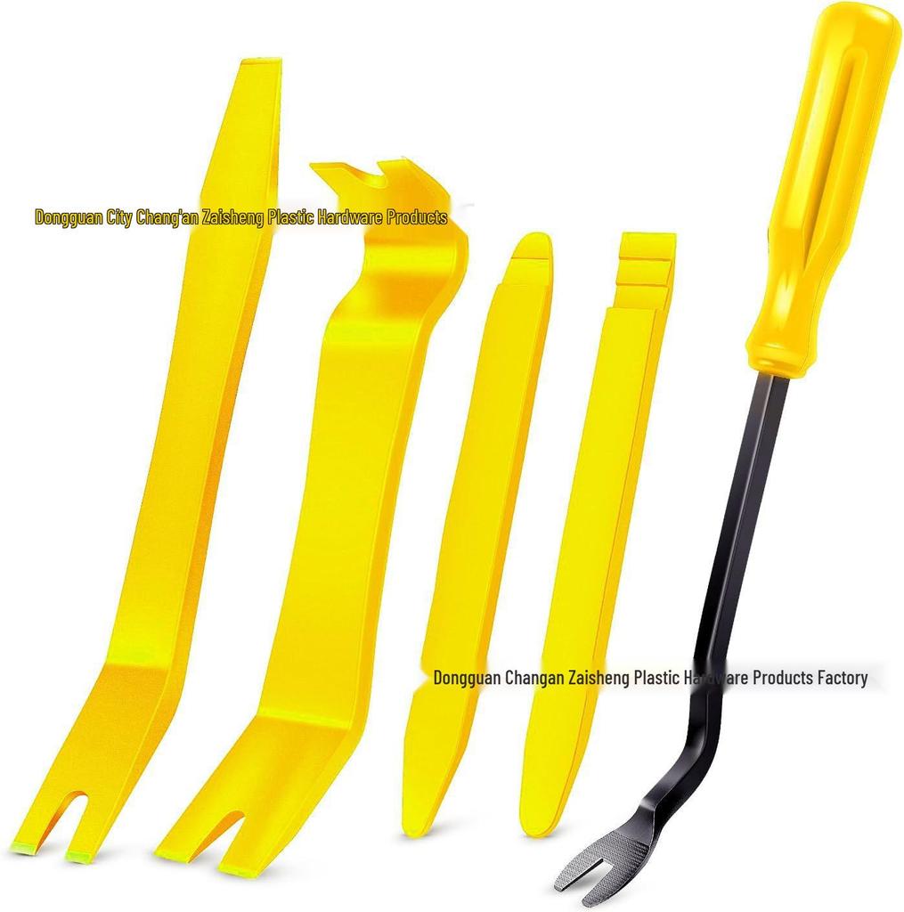 5-Piece Car Repair Kit: Anti-Scratch Pry Bars for Interior Door, Panel, and Dashboard Removal