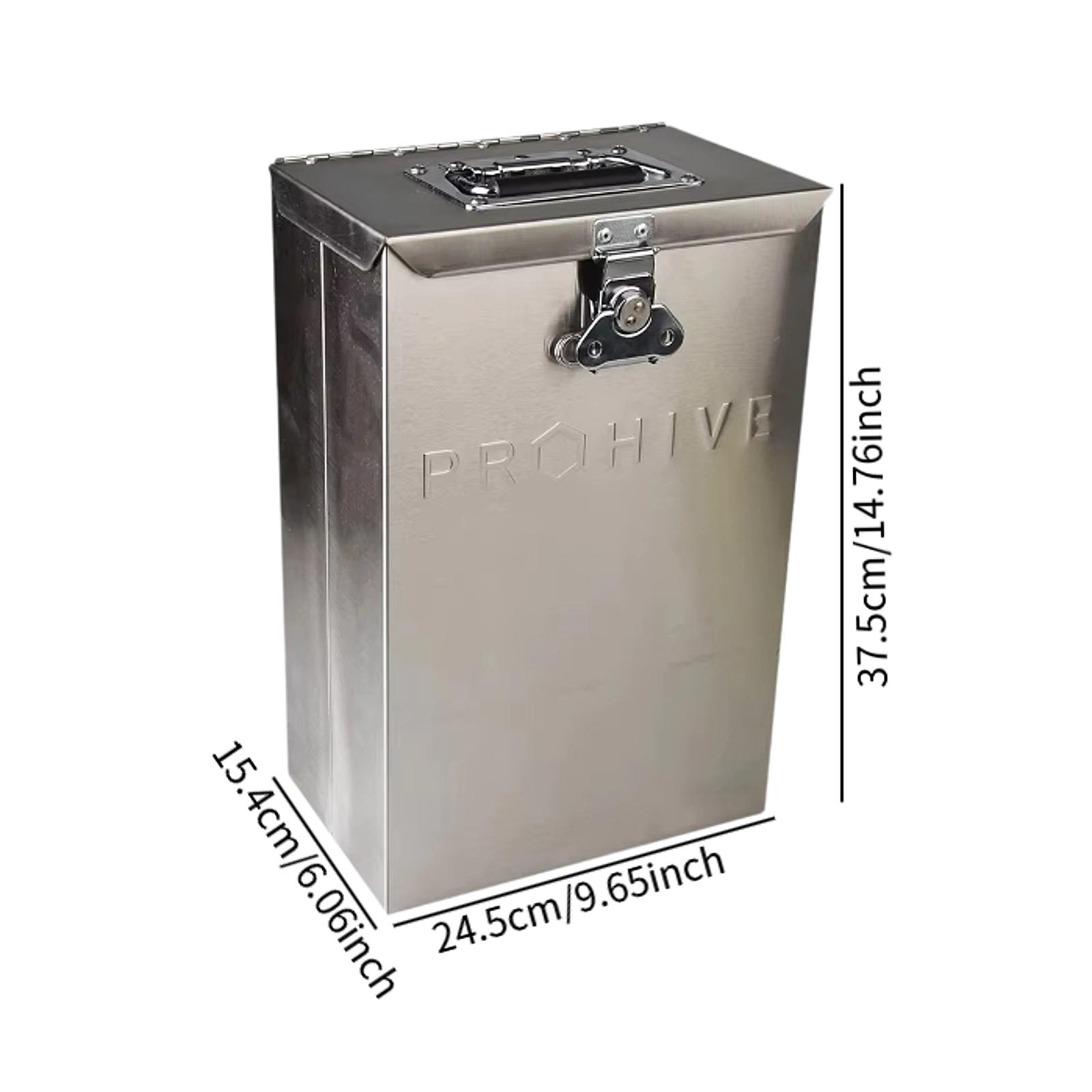 Bee Hive Smoker Portable Beekeepers Tool with Handle Beekeeping Equipment Bee Smoker Transfer Box Stainless Steel for Beginners