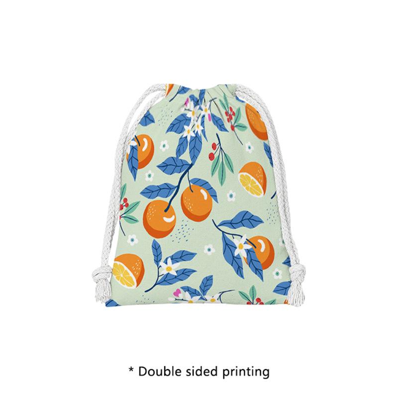 Портативная трансграничная сумка-мешок на завязках для хранения украшений, косметики и макияжа - Простой органайзер Small: 14x16 cm