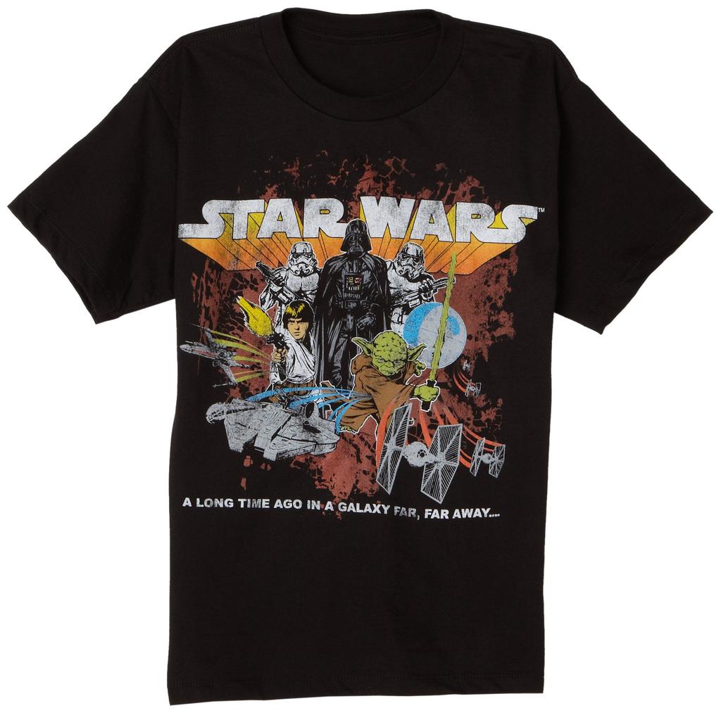 Star Wars Periferi Tryckt Bomull Kortärmad Herr och Dam Sommar Lös Amerikansk Vardaglig Pendlar Rundhalsad T-shirt