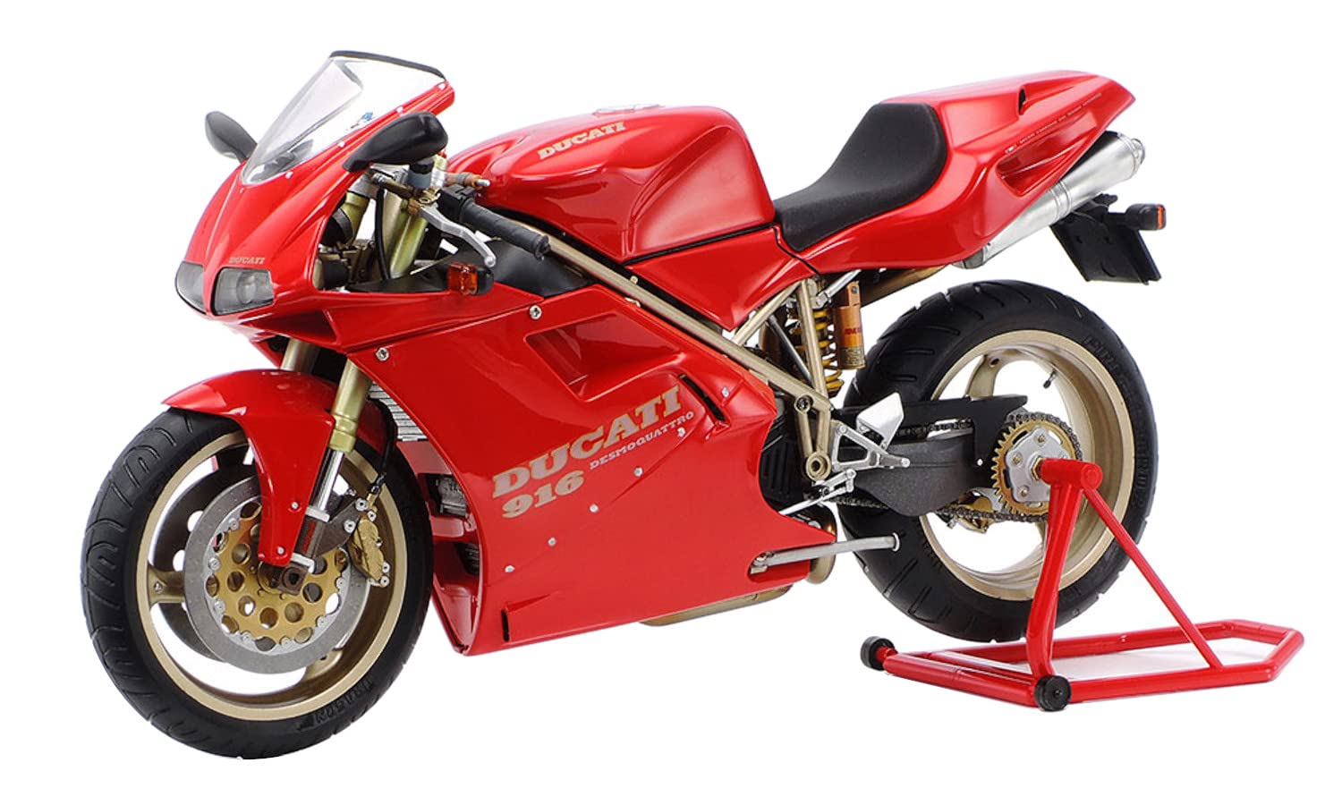 

Мотоцикл серии TAMIYA Ducati 916 Пластиковая модель 14068 1/12 № 68 красный