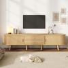 TV Cabinet 170x40x43cm, Lowboard with 2 Drawers & 2 Sliding Doors, MDF TV Base Cabinet with Adjustable Shelves, Suitable for 70-Inch TV Stand