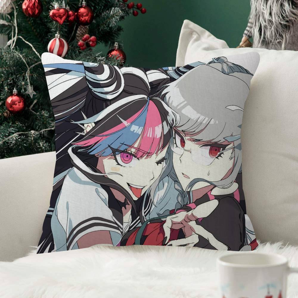Anime Danganronpa Fashion Decorative Pillowcase Throw Cover Pillow Case Cushion For Living Room Square Home Decor