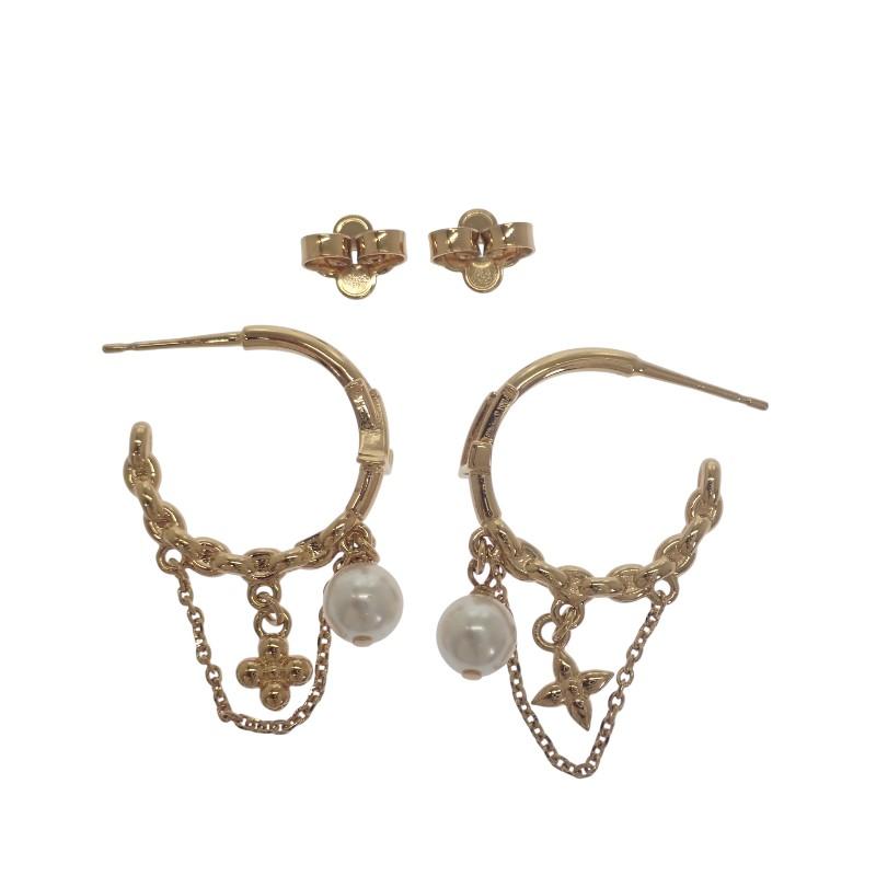 Louis Vuitton M02819 Pierce Gold Metal Women