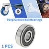 Motoforti 6200DDU Deep Groove Ball Bearings 10x30x9mm P4 Double Rubber Seal Lubricated Bearings Car Scooter Skateboard Wheel