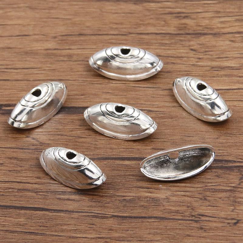 

Антикварные серебряные разделительные бусины в виде цветков: Многостильный, полый дизайн для браслетов и ожерелий DIY