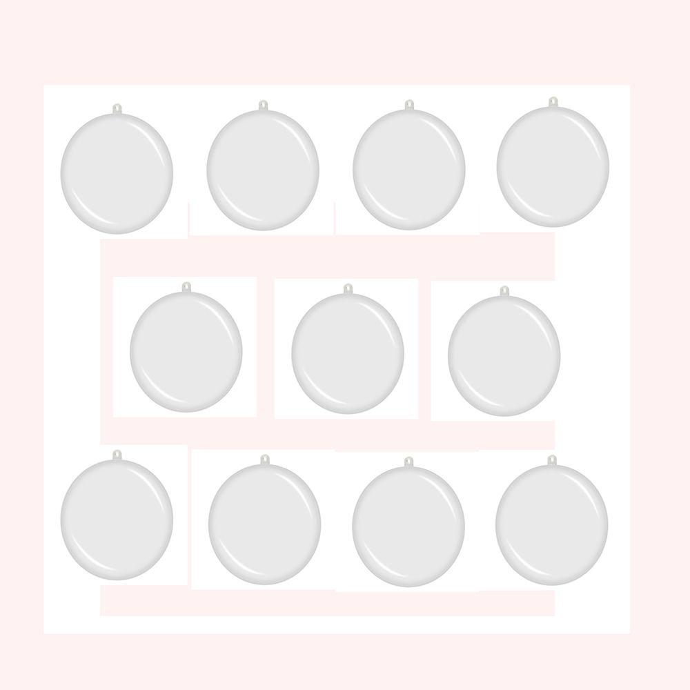 Hanging Ball Plastic Easy Open Bauble Clear Balls Christmas Pendant Party Supplies Dry Flower Ball