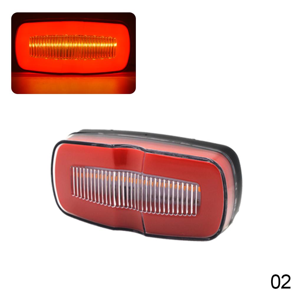 12V 24V LED Side Marker Lights Car External Lights Warning Tail Light Signal Brake Lamps for Truck Trailer Lorry Bus 28LED