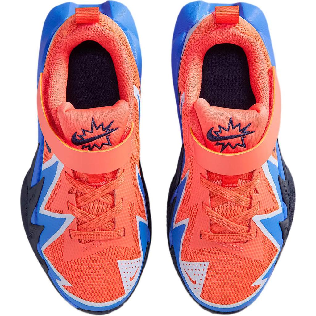 Nike S.T. Dynamite Comfortable Versatile Breathable Low-Top Basketball Shoes Kids Sneakers Blue Orange IH2307-800