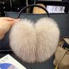 New Winter Real Fox Fur Earmuffs for Women Natural Fox Fur Scarves Dual Use Genuine Warmer Plush EarMuff Outdoor Solid Fur Scarf