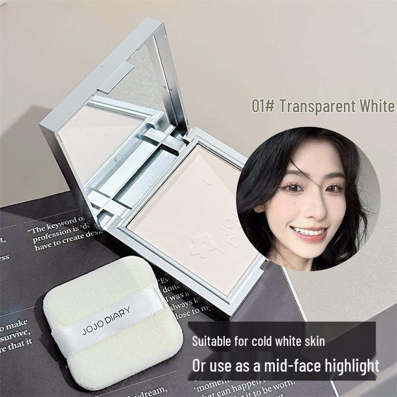 Jiujiu Diary Metallic Oil Control & Concealer Setting Powder