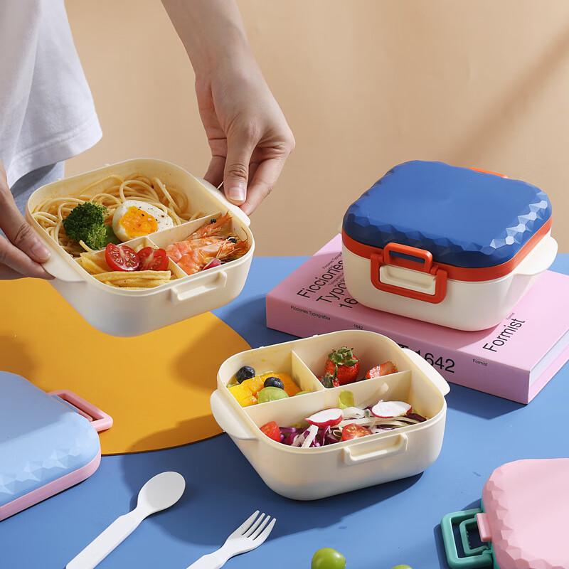 Star Orange 3-Compartment Lunch Box