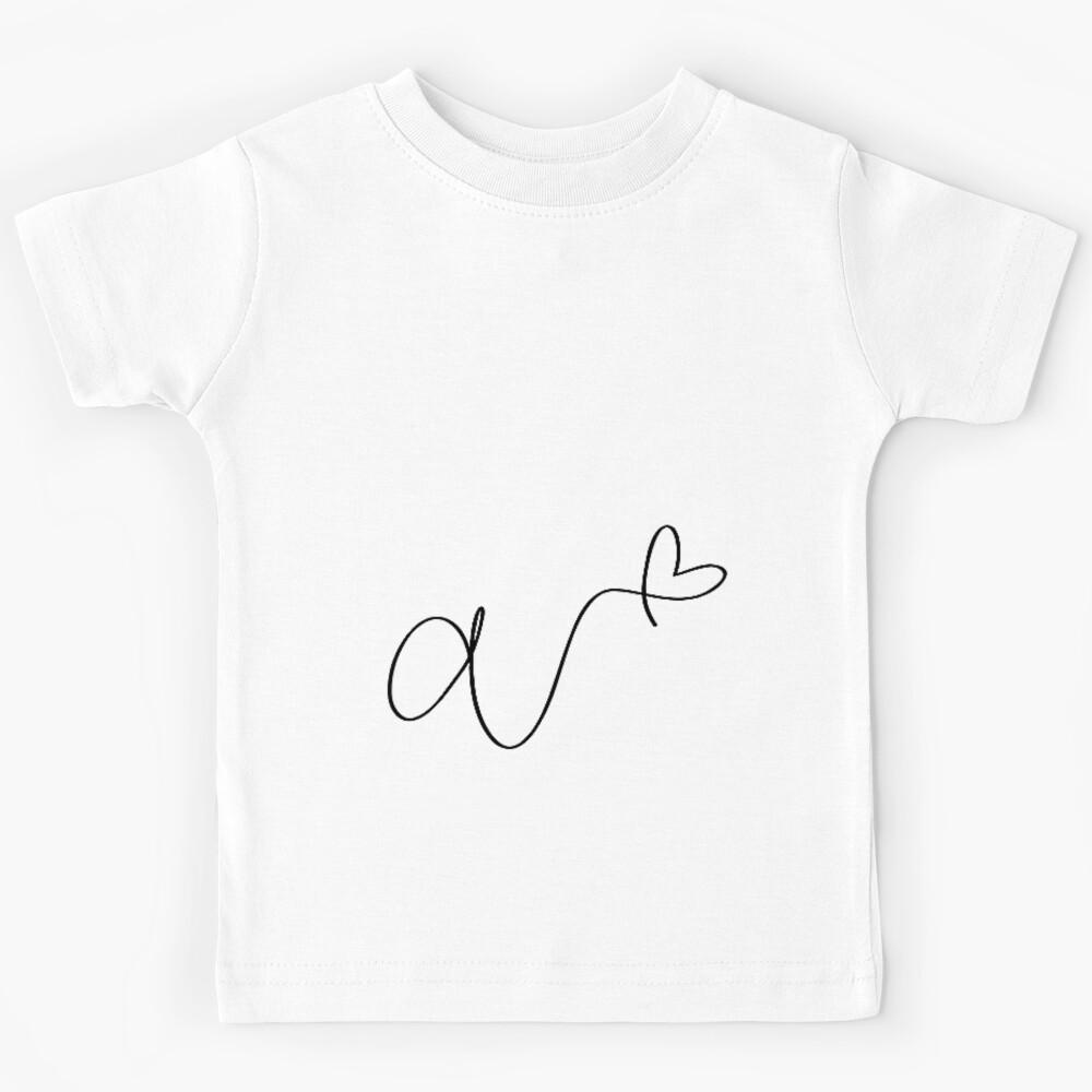 A ONE LINE A Kids T-Shirt 160