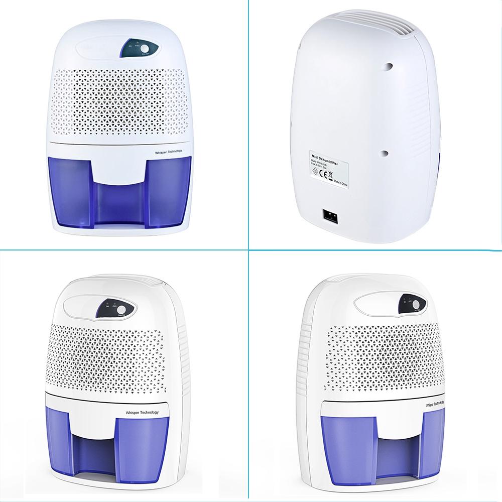 500ML Small Dehumidifier For Home Portable Moisture Absorbing Air Dryer with Auto-off and LED indicator Air Dehumidifier