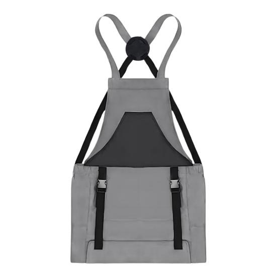 Gardening Apron with Tool Pockets Large Capacity Harvesting Pouch for Outdoor Farming Fruit Picking Quick-Release Durable Canvas