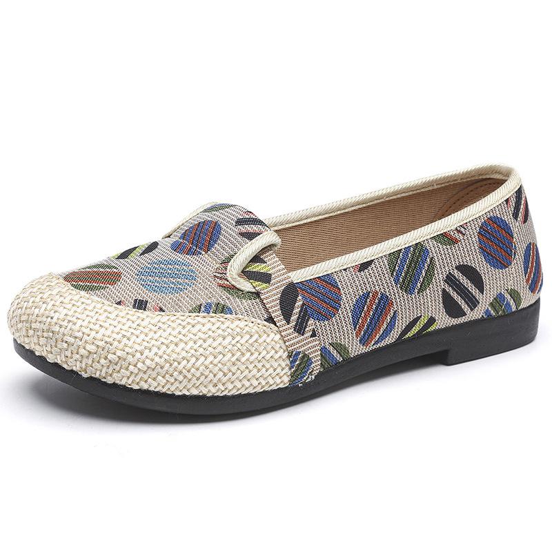 

Жіноче взуття ****** старе ******* тканинні туфлі s**t підошва легкі однопедальні для жінок середнього та похилого віку взуття для мами на плоскій підошві модне повсякденне одинарне взуття 40 синій