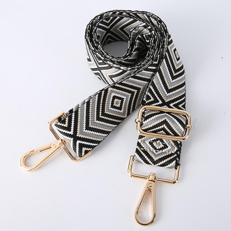 New Color Embroidered Shoulder Strap Crossbody Shoulder Bag Strap Adjustable Replacement Strap Creative Bag Parts Accessories