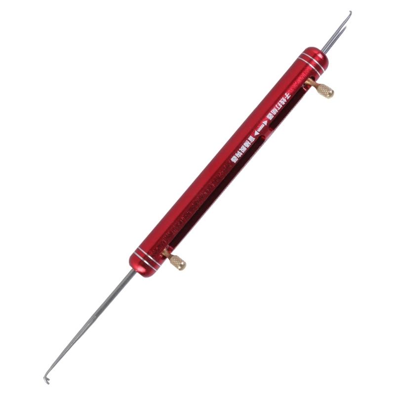 

3 in 1 Retractable Fish Unhook Extractor Detacher Aluminium Fish Hook Remover Fishing Disgorger Portable Fishing Tools 1 червоний