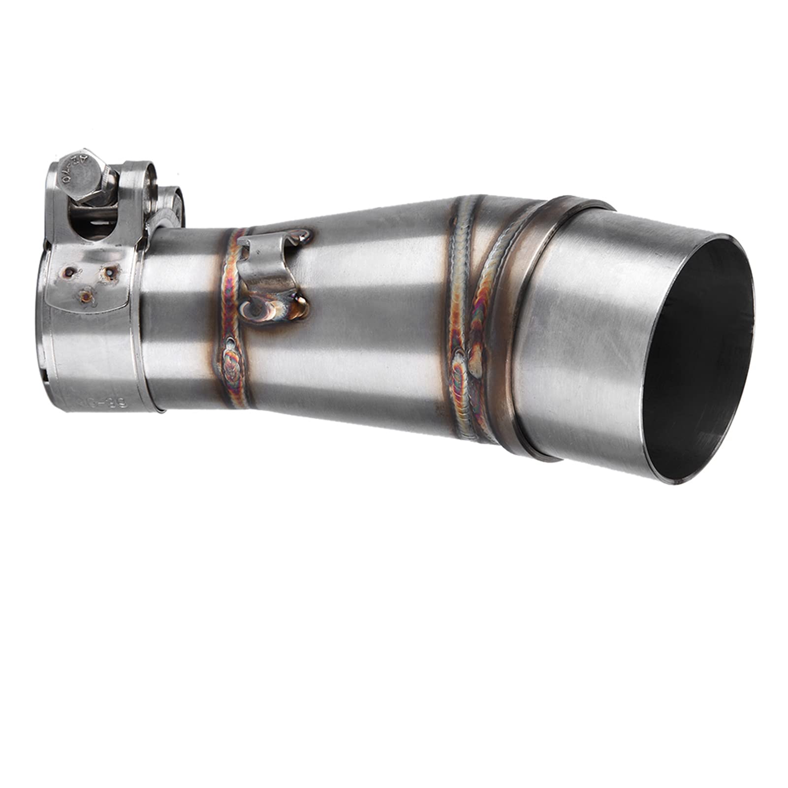 

KIMISS Stainless Steel Motorcycle Exhaust Mid Pipe Middle Link Pipe Link Connect Adapter Middle normal