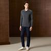 Antonio Men's Wool Silk Blend Business Casual Knit Polo Shirt