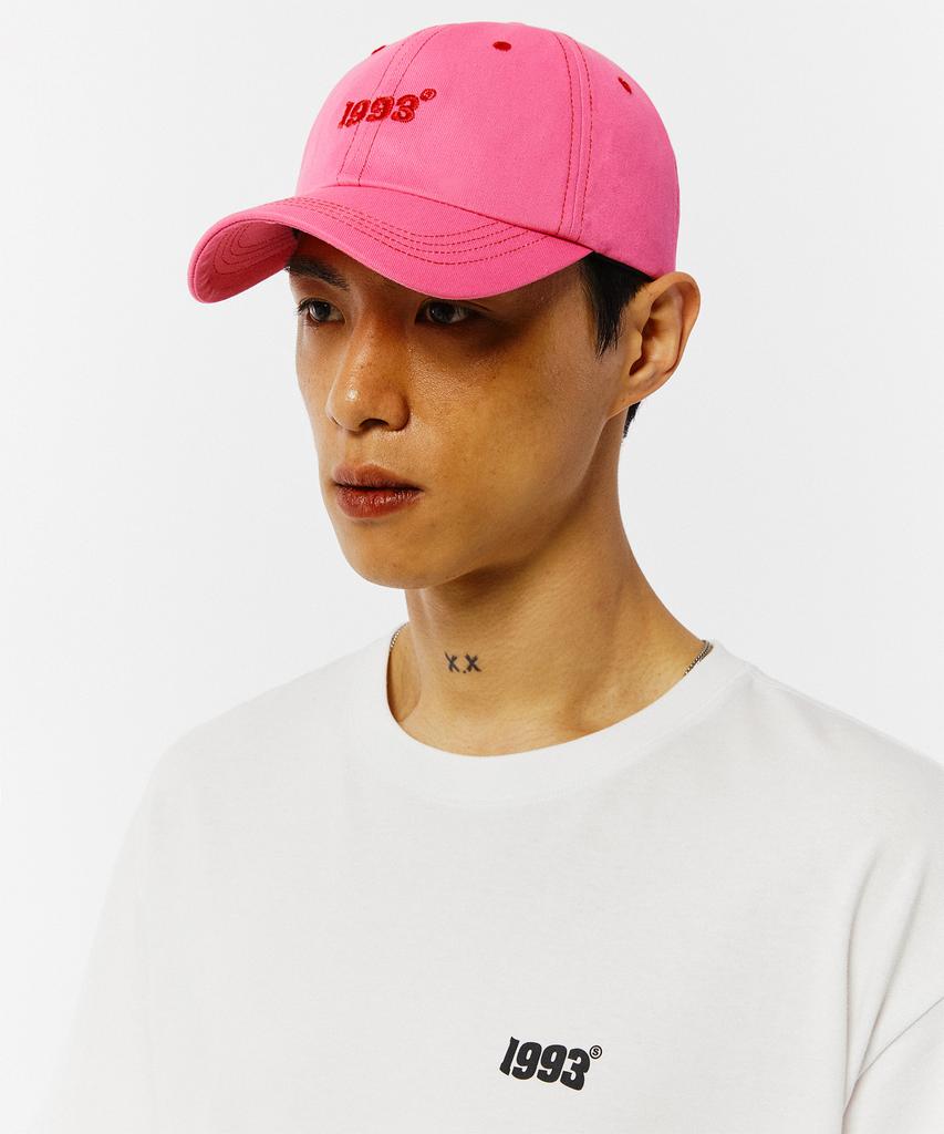 1993STUDIO Wave Logo Ball Cap_Pink