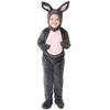 Kids Gray Plush Rabbit Costume Cosplay Outfit Halloween Party Dance Performance Unisex Toddler Jumpsuit