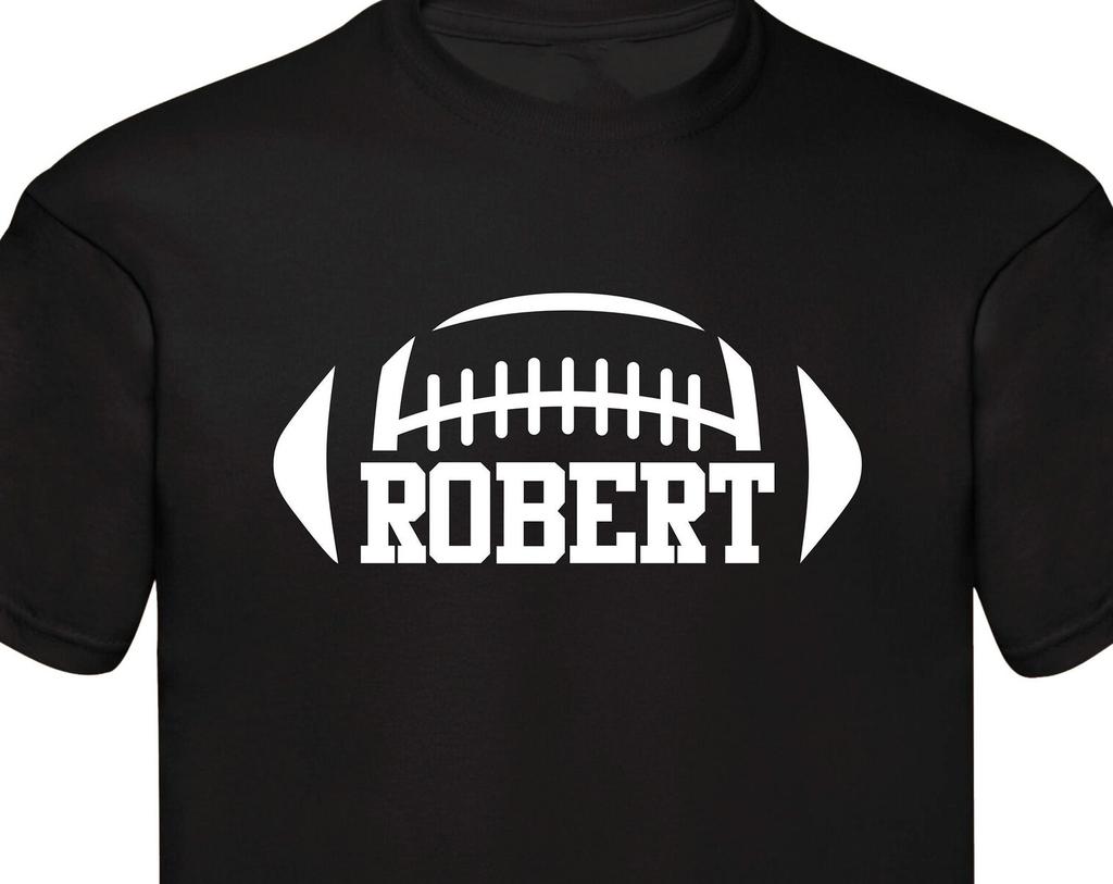 Personalised Name Rugby T-Shirt, Funny Sports Custom Tee, Outdoor Games Sports Lover Football Basketball Gift Family Presents Xmas Gift Tops