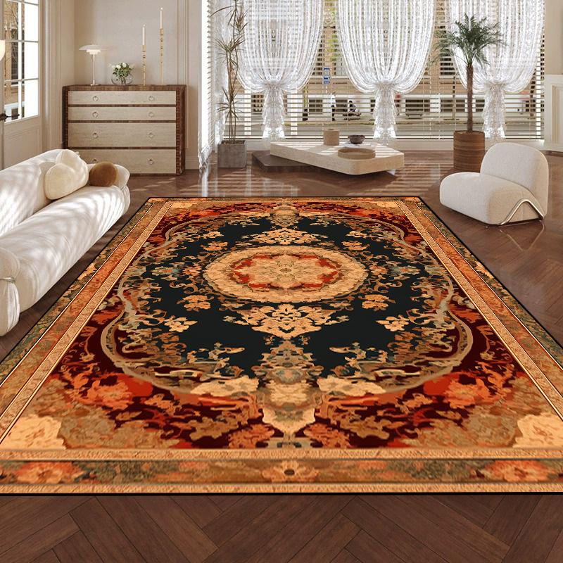 Large Area Persian Retro Carpets for Living Room Classic Home Decor Luxury Rugs Non-slip Bedroom Lounge Rug Coffee Table Mat