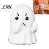 Small Resin Statue Middle Finger Ghost Statue, Funny Holding Nose Figurine, Novelty Humorous Decor Halloween Bathroom Decoration for Toilet