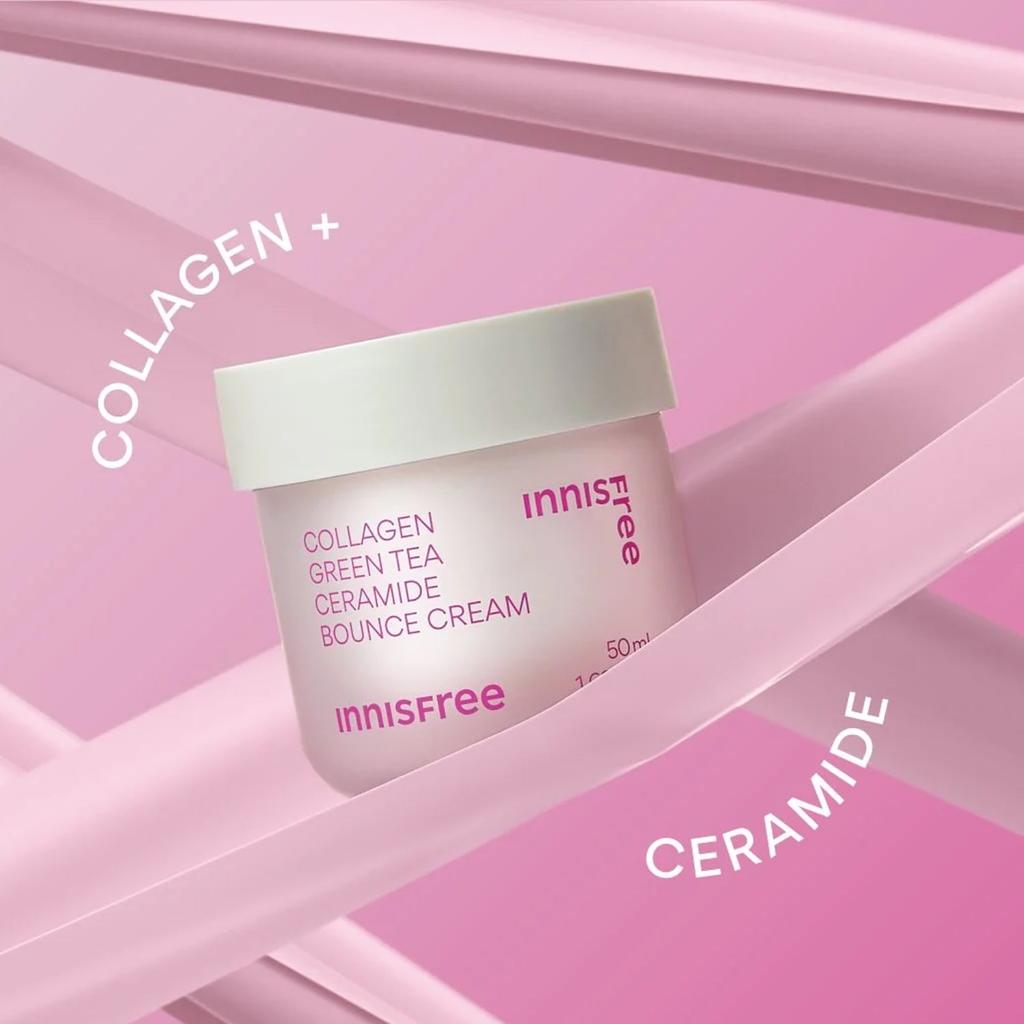 Innisfree Collagen Tea Ceramide Bounce Cream 50ml AUTHENTIC STORE