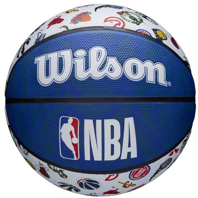 Wilson Ballon NBA All Team, ballon de basket unisexe bleu