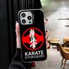 Husă de telefon rezistentă la șocuri Karate Oyama Kyokushin pentru iPhone 17 Air 16 16E 15 Pro Max 14 Plus 13 Mini 12 Capac Spate Anti Cădere Fundas