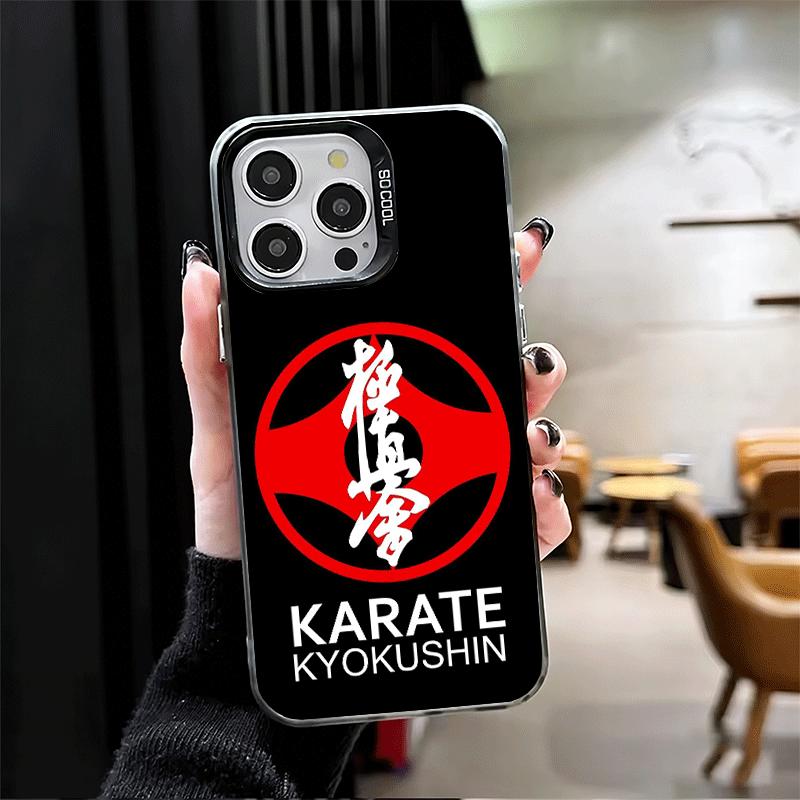 Husă de telefon rezistentă la șocuri Karate Oyama Kyokushin pentru iPhone 17 Air 16 16E 15 Pro Max 14 Plus 13 Mini 12 Capac Spate Anti Cădere Fundas