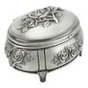 Jewelry Box Retro   Metal Oval Shaped Jewelry Storage Box   for   Necklace Ear S