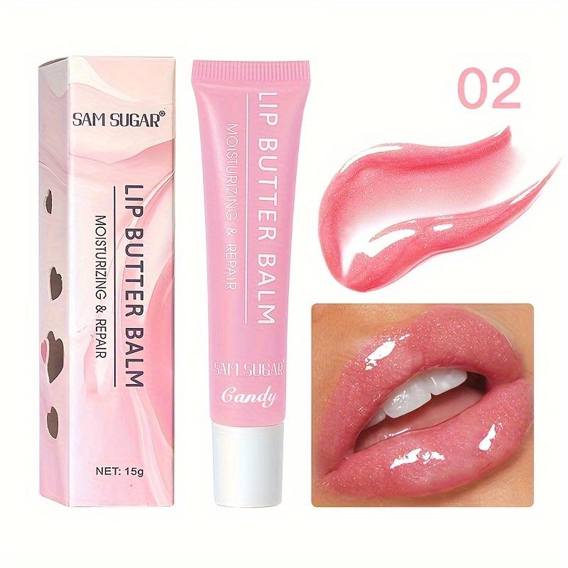 5 Color Hydrating Lip Butter Balm Long Lasting Waterproof Non Greasy Oil Gloss Mirror Shine Tint Care