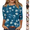 Women's 3/4 Sleeve Shirts Graphic Tees Shirts Casual Basic Tops Pullovers