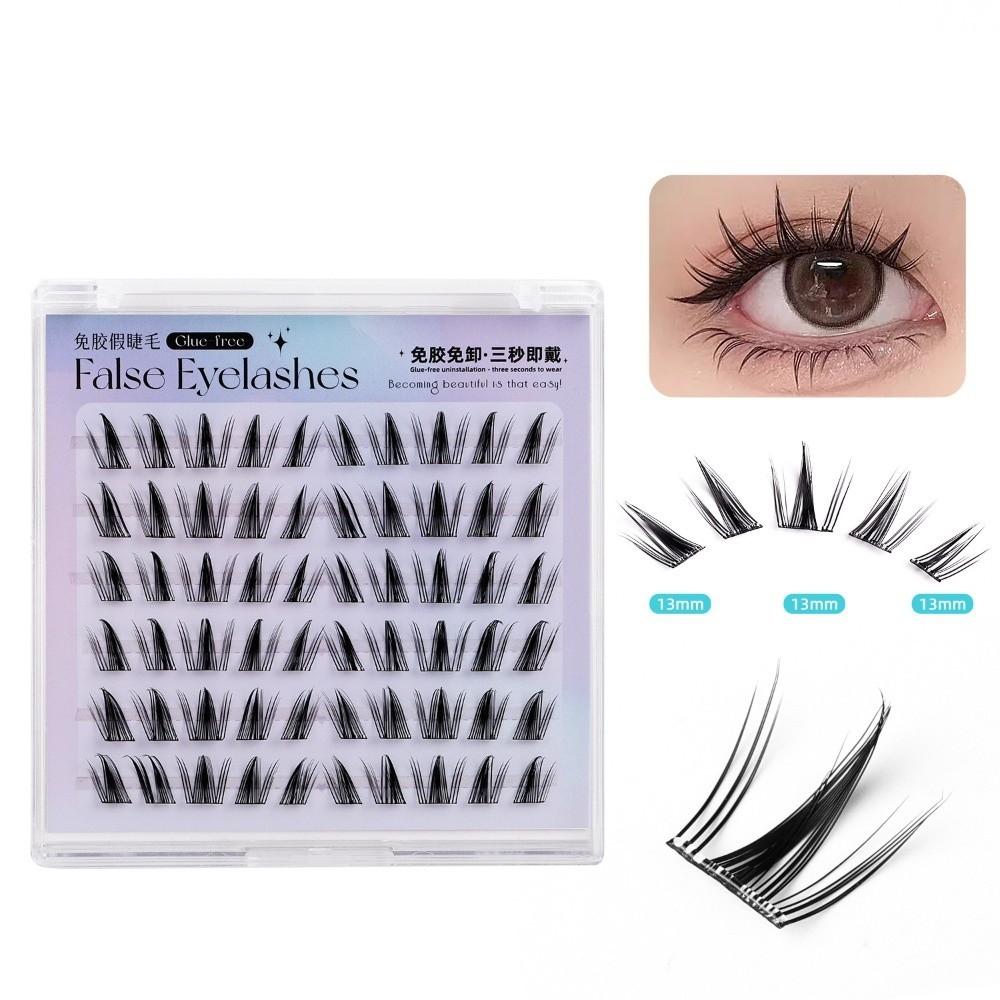 DIY Glue Free Cluster Eyelashes Individual Segmented Eyelashes Bundles  Grafting Lashes