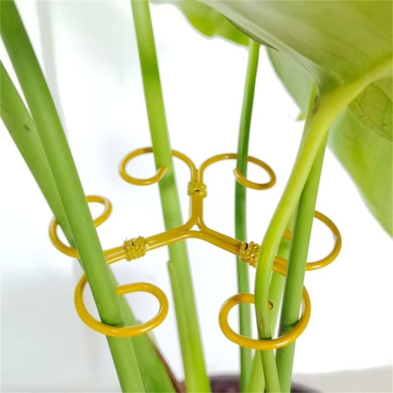 Rustproof Metal Flower Support Stake For Indoor Outdoor Climbing Vine Bouquets Decorative Garden Plant Structure 4 Pack