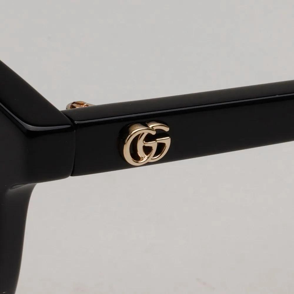 Gucci Eyeglass Frames GG2005OA 001 Round Horn-rimmed Glasses for Women and Men