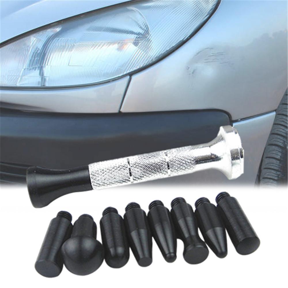 Professional Dent Repair Kit Auto Body Panel Portable Flattening Car Tap Down Pen Accessories Hail Removal with 9
