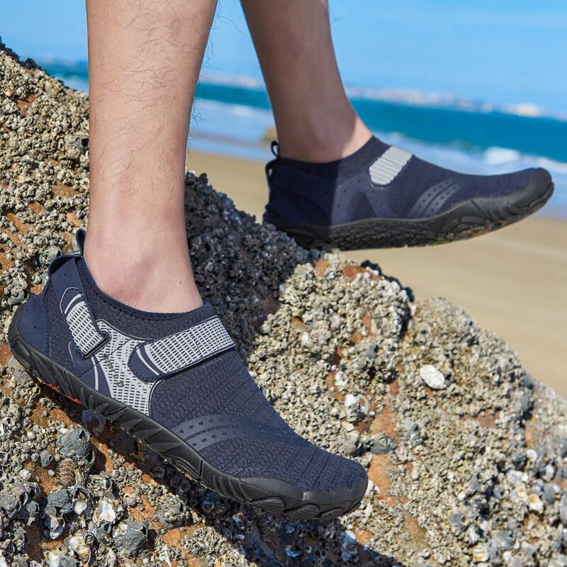 Breathable Light Men Aqua Shoes Women Quick Dry Beach Wading Sneakers Couples Elastic Water Shoes Non Slip Hiking Surfing Shoes