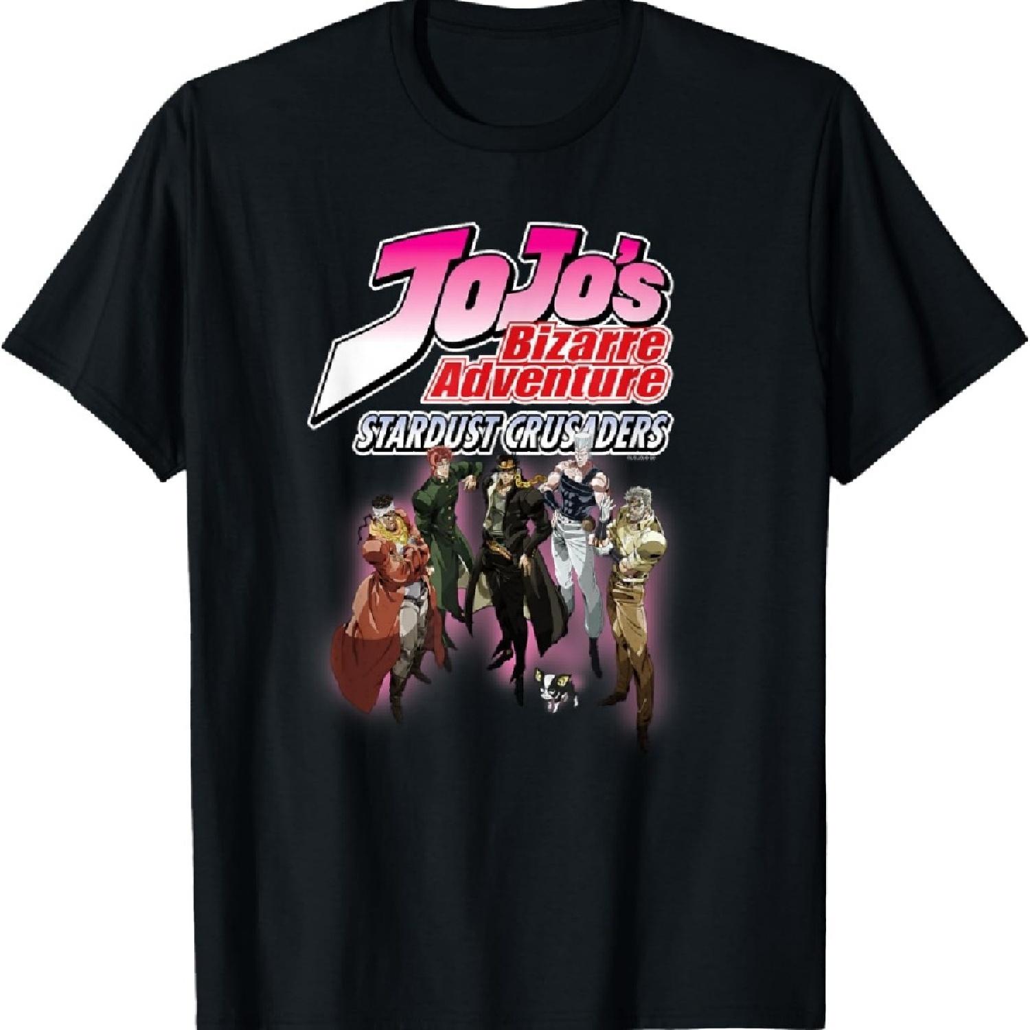 

Аниме-футболка JoJo s Bizarre Adventure Part 3 Stardust Crusaders XXXXXL чёрный